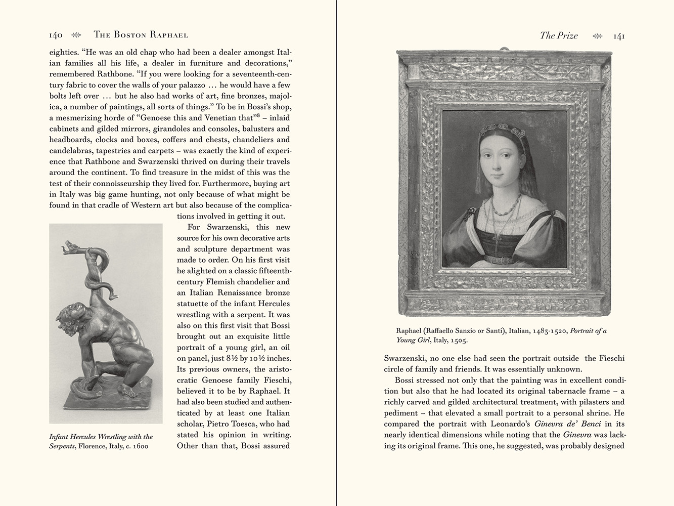 The Boston Raphael by Belinda Rathbone: Interior spread