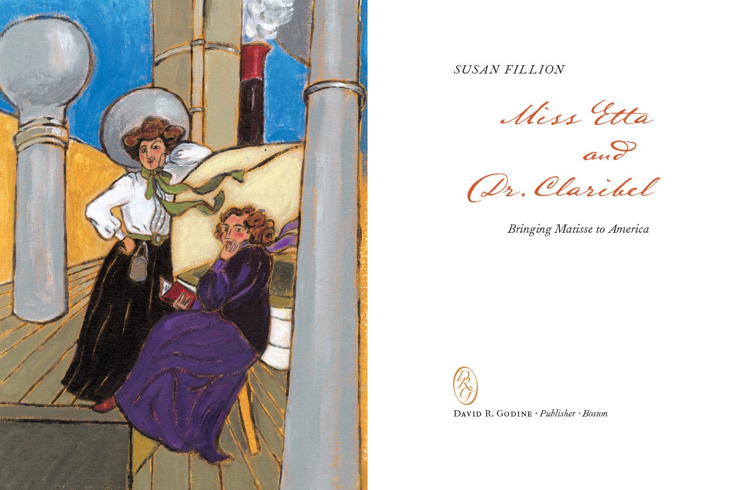 Miss Etta & Dr. Claribel by Susan Fillion: Jacket