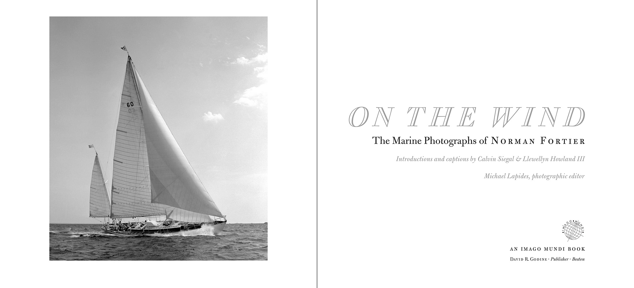 On the Wind: The Marine Photographs of Norman Fortier: Title spread