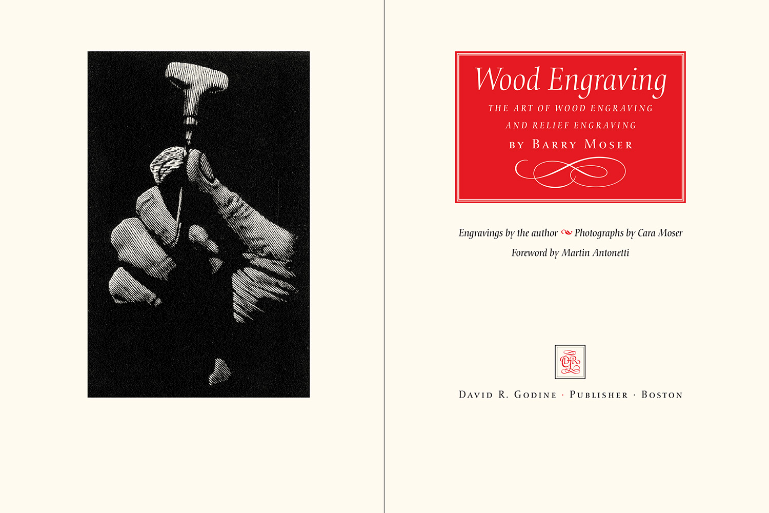 Wood Engraving by Barry Moser: Title spread