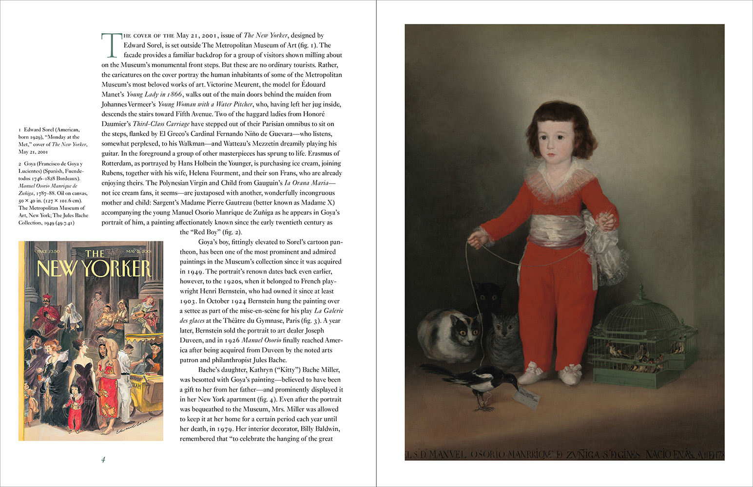 Goya and the Altamira Family: Interior spread