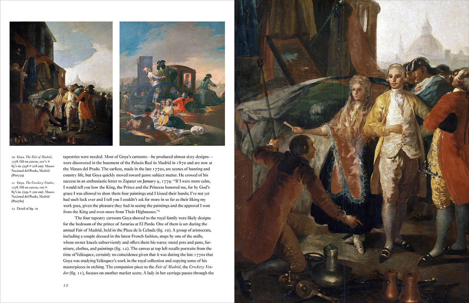 Goya and the Altamira Family: Interior spread