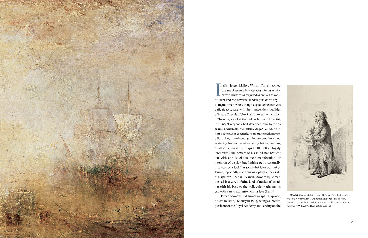 Turner’s Whaling Pictures: Interior spread