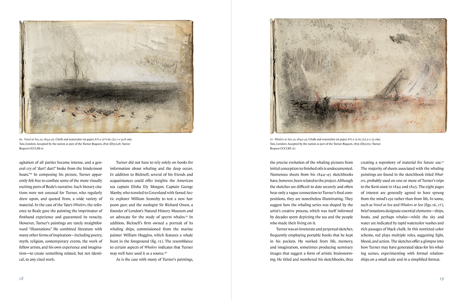 Turner’s Whaling Pictures: Interior spread